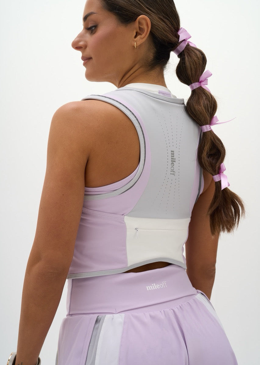 Lilac hydration run vest